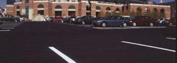 Camden Yards fresh parking lot