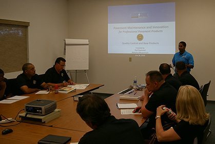 group of people in training at GemSeal University