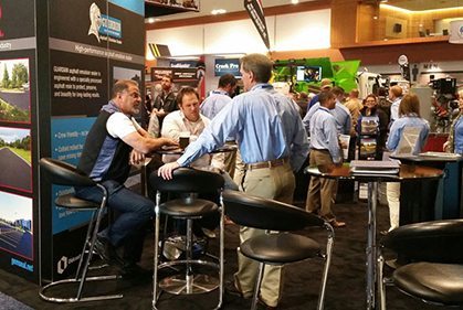 GemSeal exhibit booth at NPE