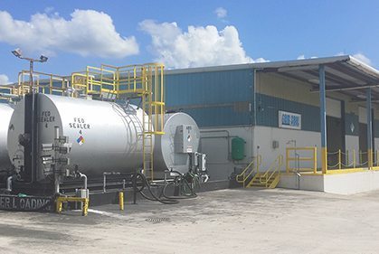 outside of GemSeal facility in Tampa
